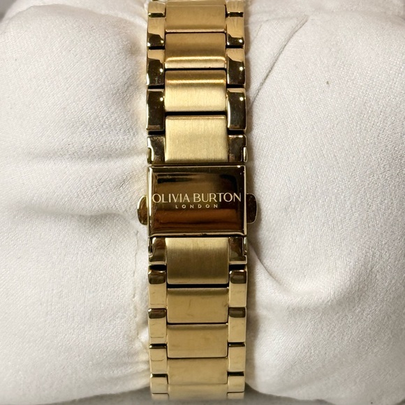 Olivia Burton Sports Luxe 36mm Swirled Gold Bracelet Watch - Picture 6 of 9